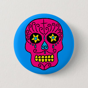 Zuckerschädel Button