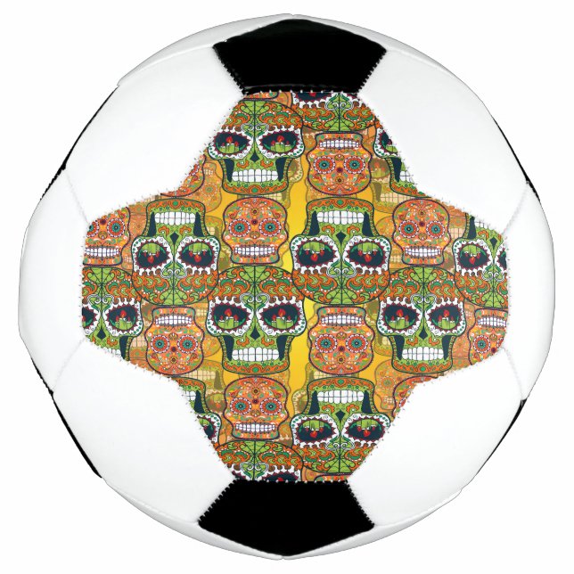 Zuckerschädel Fußball (Vorderseite)
