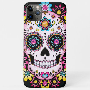 Zuckerschädel mit bunten Blume Case-Mate iPhone Hülle