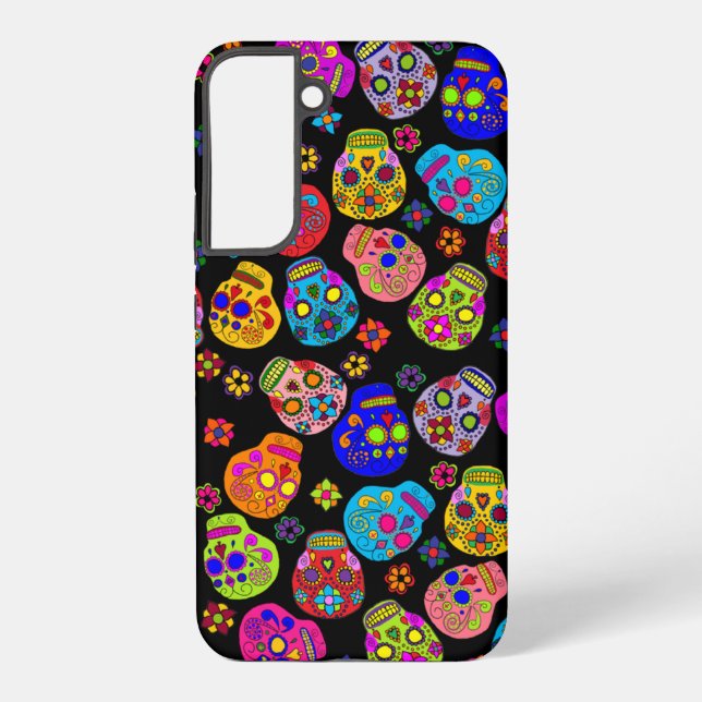 Zuckerschädel Samsung Galaxy Hülle (Rückseite)