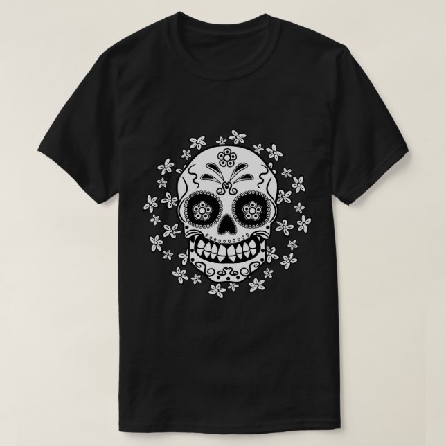 Zuckerschädel T-Shirt (Design vorne)