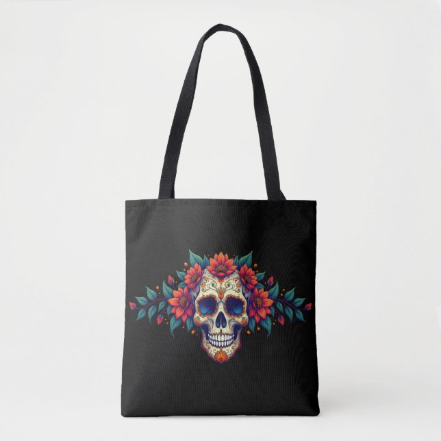 Zuckerschädel Tasche (Vorderseite)
