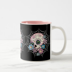 Zuckerschädel Zweifarbige Tasse