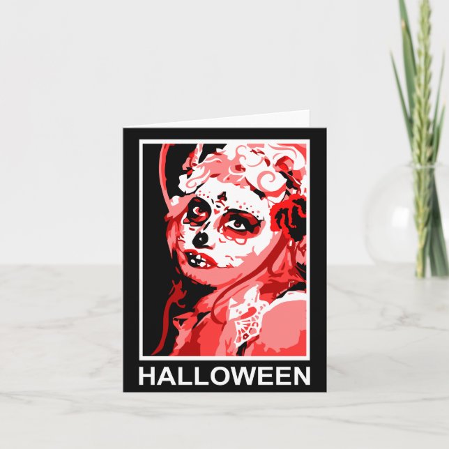 Zuckerschädelhallope Karte (Vorderseite)