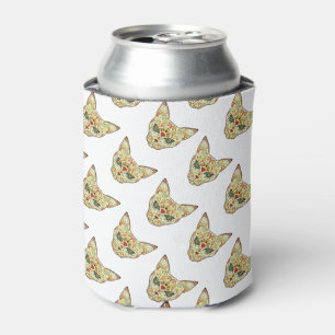 Zuckerschädelkatze - Tattoo-Design Dosenkühler