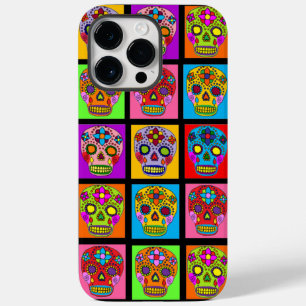 Zuckerschädelquadrate Case-Mate iPhone 14 Pro Max Hülle