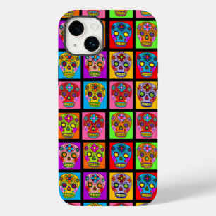 Zuckerschädelquadrate Case-Mate iPhone Hülle