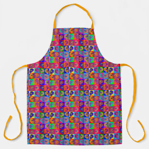 Zuckerschädelquadrate Schürze