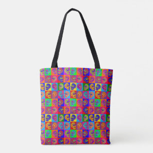 Zuckerschädelquadrate Tasche