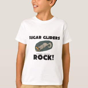 Zuckersegelflugzeug-Felsen T-Shirt