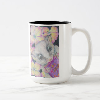 Zuckersegelflugzeug-Kaffee-Tasse voll Squee Zweifarbige Tasse