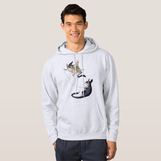 Zuckersegelflugzeugdrachen Hoodie (Vorne ganz)