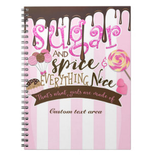 ZUCKERSPICE & ALLES NICE Journal Notebook Notizblock