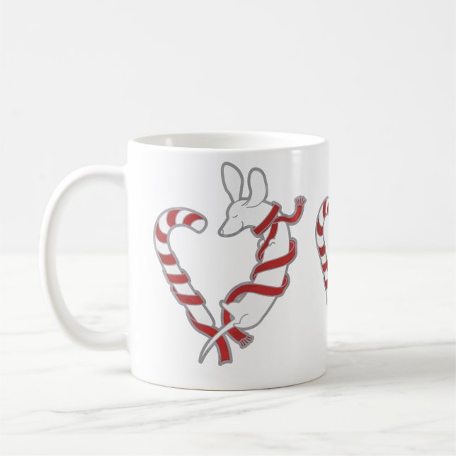 Zuckerstange-Dackel Kaffeetasse (Links)