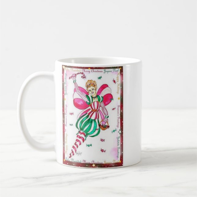 Zuckerstange-Fee-Tasse Kaffeetasse (Links)