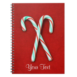 Zuckerstange-Notizbuch Notizblock