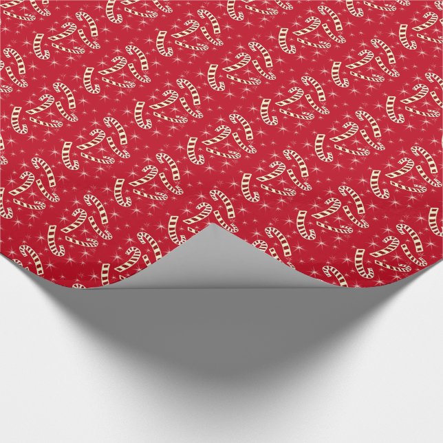 Zuckerstange-Packpapier Geschenkpapier (Ecke)