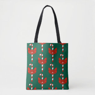 Zuckerstange und Schleife Tasche
