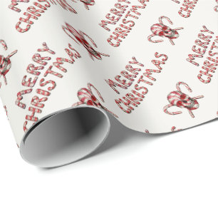 Zuckerstange-Zuckerschädel-Packpapier Geschenkpapier