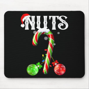 Zuckerstangen-Brust-Nüsse-Paare-Lustige Kastanien- Mousepad