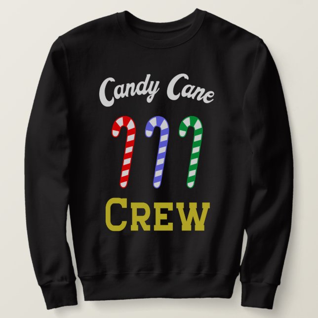 Zuckerstangen-Crew Sweatshirt (Design vorne)