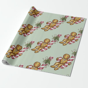 Zuckerstangen-Gebäck-Verpackungspapier  Geschenkpapier