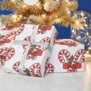 Zuckerstangen Geschenkpapier