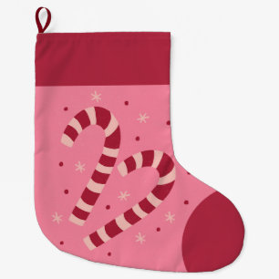 Zuckerstangen Großer Weihnachtsstrumpf