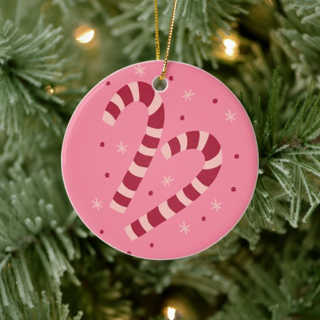 Zuckerstangen Keramik Ornament (Baum)