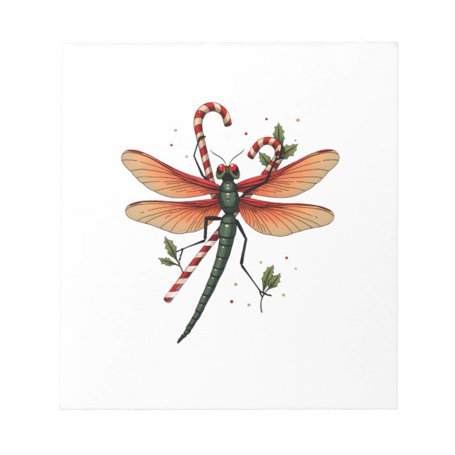 Zuckerstangen Libelle Notizblock (Vorderseite)