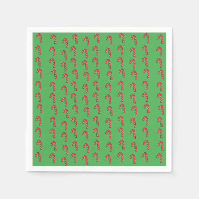 Zuckerstangen Serviette (Vorderseite)