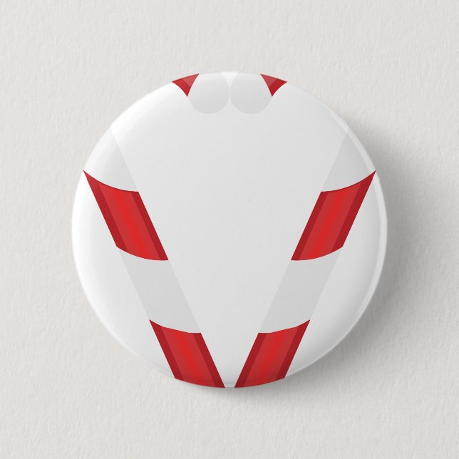 Zuckerstangenherz Button (Vorderseite)
