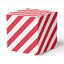 Zuckerstreifen-Weihnachts-Geschenkbox