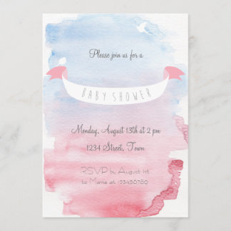 Zuckersüße Baby Shower Einladung