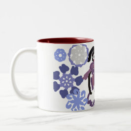 Zuckertanz zweifarbige tasse