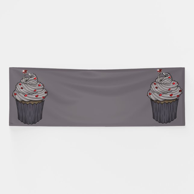 Zuckervorschlag Cupcake Banner (Horizontal)