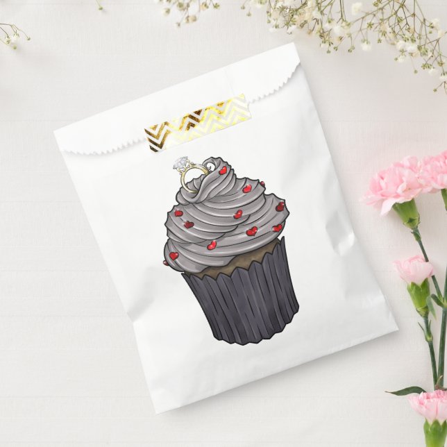 Zuckervorschlag Cupcake Geschenktütchen (Versiegelt)