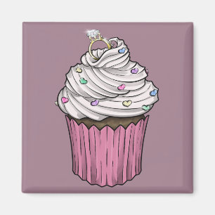 Zuckervorschlag Cupcake Magnet