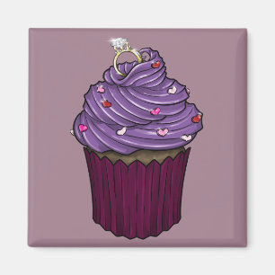 Zuckervorschlag Cupcake Magnet