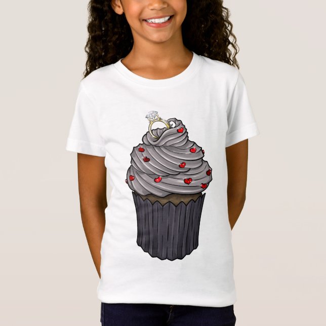 Zuckervorschlag Cupcake T-Shirt (Vorderseite)