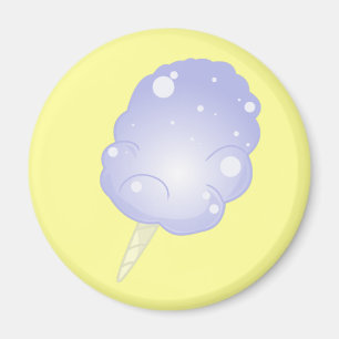 Zuckerwatte-Magnet - Blau Magnet