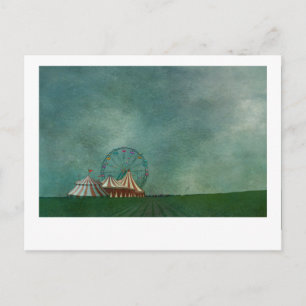 Zuckerwatte - postkarte