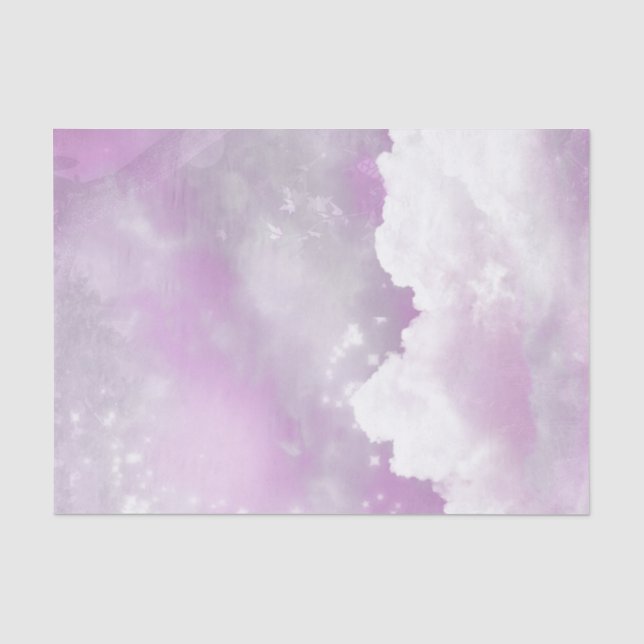 Zuckerwattehimmel Seidenpapier (Vorderseite)
