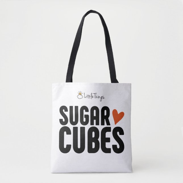 Zuckerwürfel-Taschen-Tasche mit Zuckerwürfel-Baby Tasche (Vorderseite)