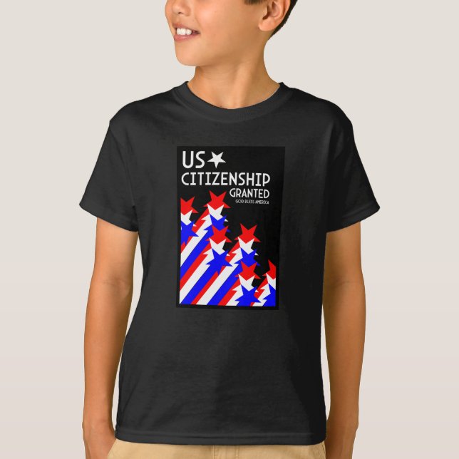 Zuerkennung der US-Staatsbürgerschaft T-Shirt (Vorderseite)