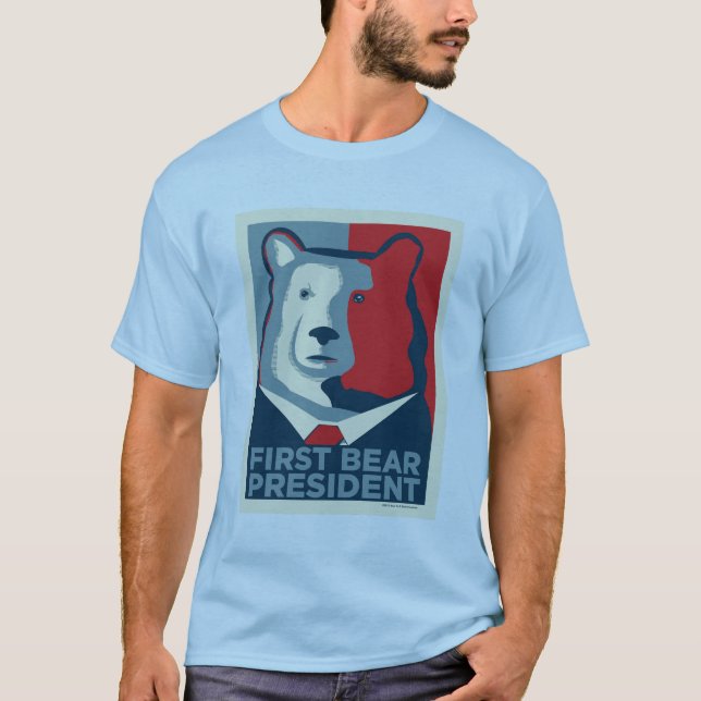 Zuerst Bärn-Präsident Mens T-shirt (Vorderseite)