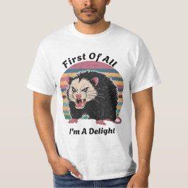 Zuerst bin ich ein erfreulicher T - Shirt