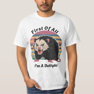 Zuerst bin ich ein erfreulicher T - Shirt