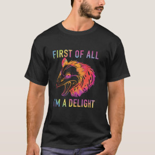 Zuerst bin ich eine erstaunliche sarkastische Angr T-Shirt