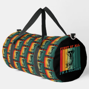 ZUERST BIN ICH EINE FREUDE DUFFLE BAG
